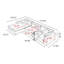 Canapé modulaire 3 pièces rembourré-1034383350