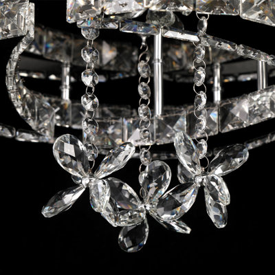 Akono 8 - Light Crystal LED Chandelier
