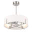 Ventilateur D'Lier 4 lumières Mansell en nickel satiné-1568143138