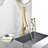 Single-Hole Single-Handle Bathroom Faucet With Drain Assembly