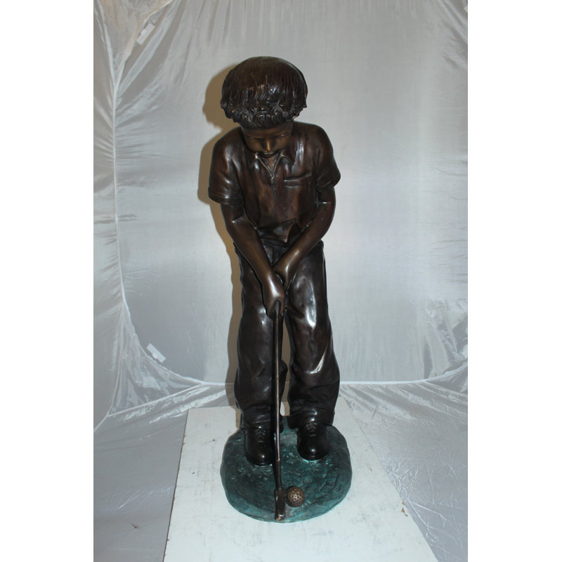 Statue de golf Hillis Boy Plays