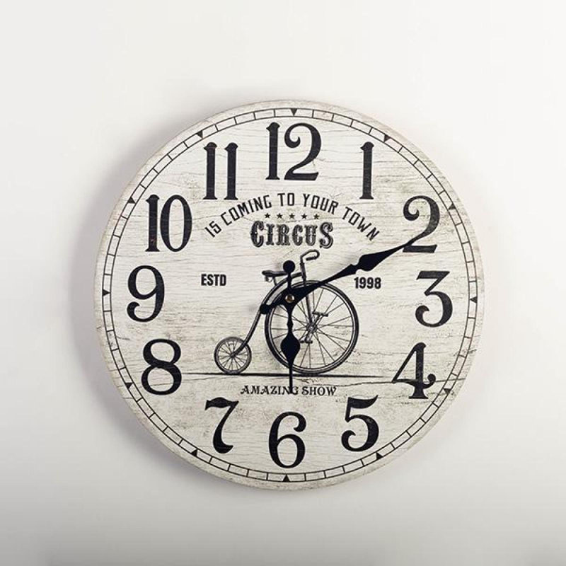 Jonya Manufactured Wood Wall Clock