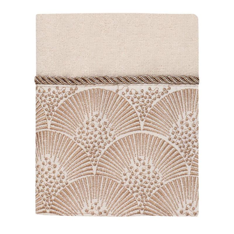 100% Cotton Midweight Waffle Washcloth, Ivory