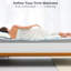 Grand matelas, 3 pouces, mousse haute densité, gel rafraîchissant, dissipe le lit en mousse viscoélastique imprégnée de gel, régule la température, maintient le confort, nous, dispositif de circulation d'air