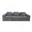 Canapé modulaire convertible 3 places Modern-744725086