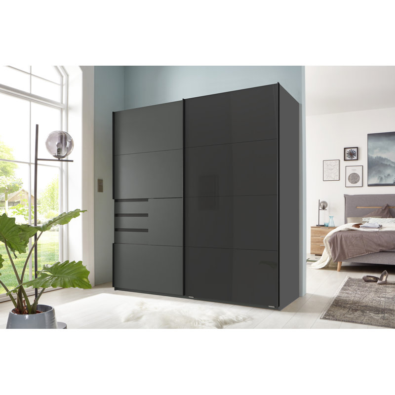 Mangume 2 Door Manufactured Wood Wardrobe
