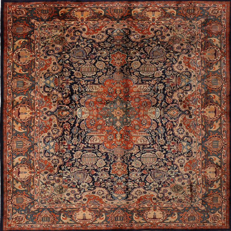 Dare Oriental Indoor Rug, Square 3'