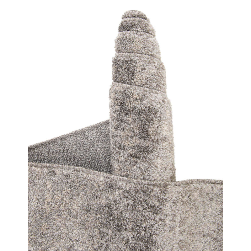 Tapis gris Croslin, Rectangle 4 pi x 6 pi