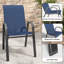 Ensemble de chaises de salle à manger d'extérieur en tissu 6 pièces Teslin-488024156