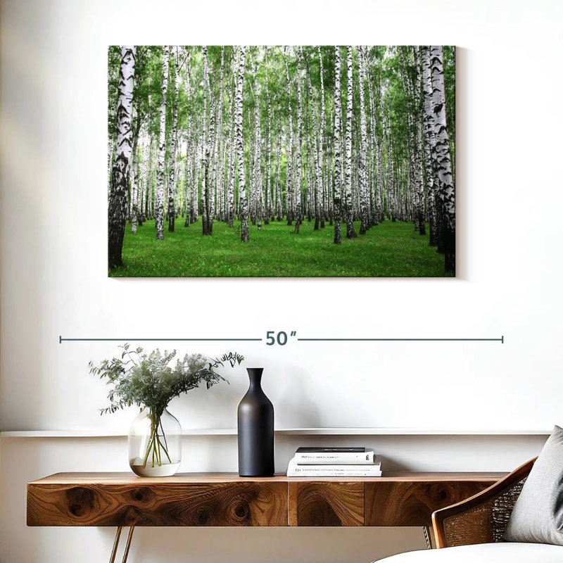 Alvord Birch Grove, 26" H x 39" W