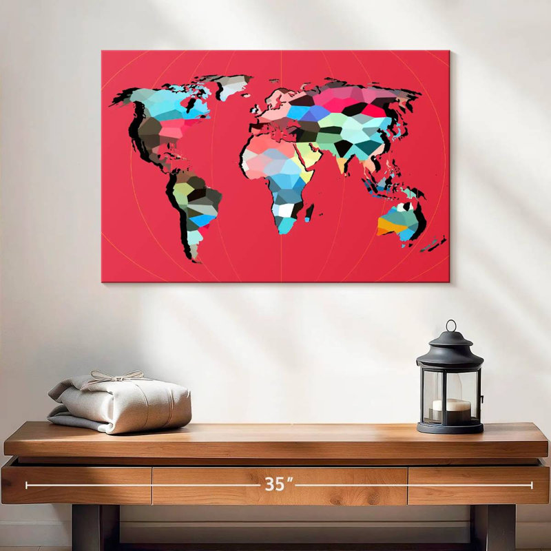 Map I, 16" H x 24" W
