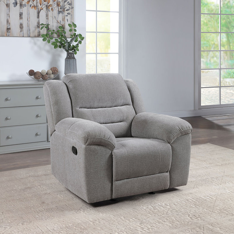 Fauteuil inclinable et oscillant gris Sebring