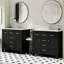 Meuble-lavabo 72 po avec lavabo en céramique séparé, style minimaliste moderne, 4 armoires, 8 tiroirs, quincaillerie de haute qualité pour la durabilité, style Shaker traditionnel de différentes tailles-815485715
