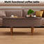 Table basse avec compartiment caché, table centrale en bois pour le bureau du salon à la maison-130753401-130753400