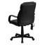  Fauteuil de direction ergonomique à dossier moyen avec accoudoirs LeatherSoft