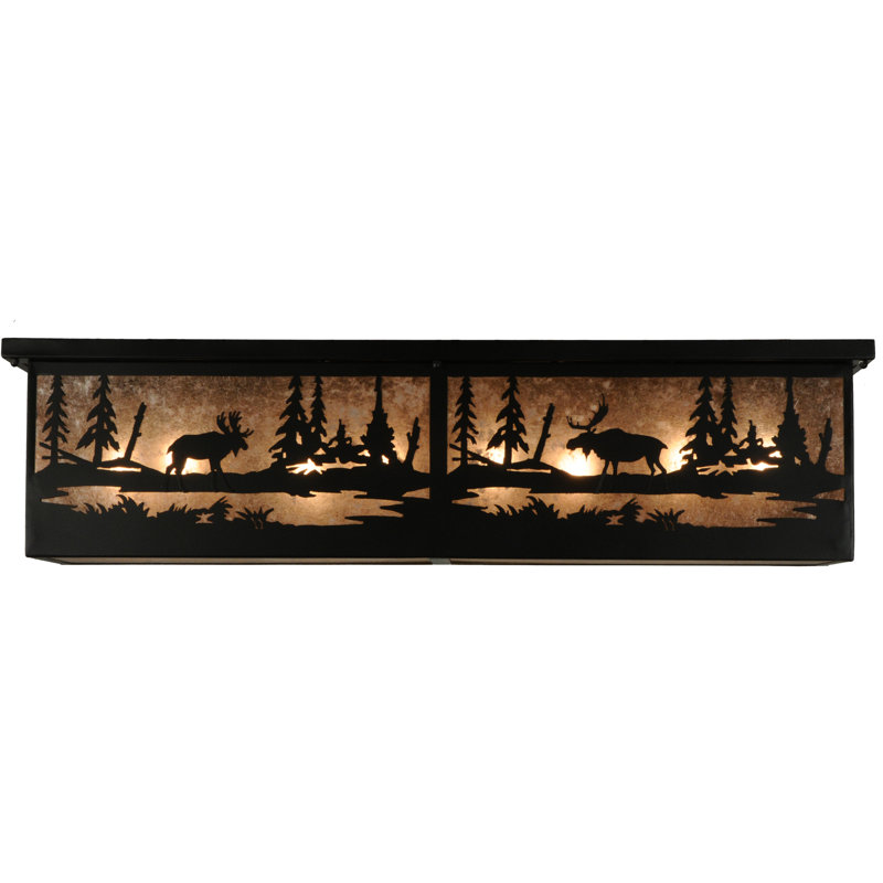 Rustic Lodge 8 - Light Flush Mount