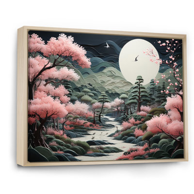 Art asiatique zen jardin - impression