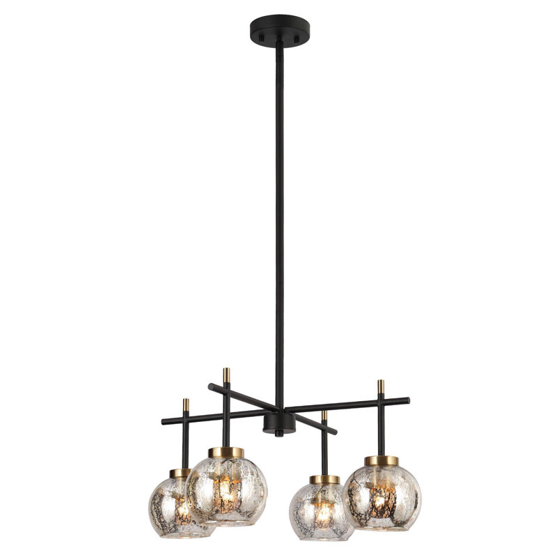 Luminaire suspendu 4 lumières Yomaris