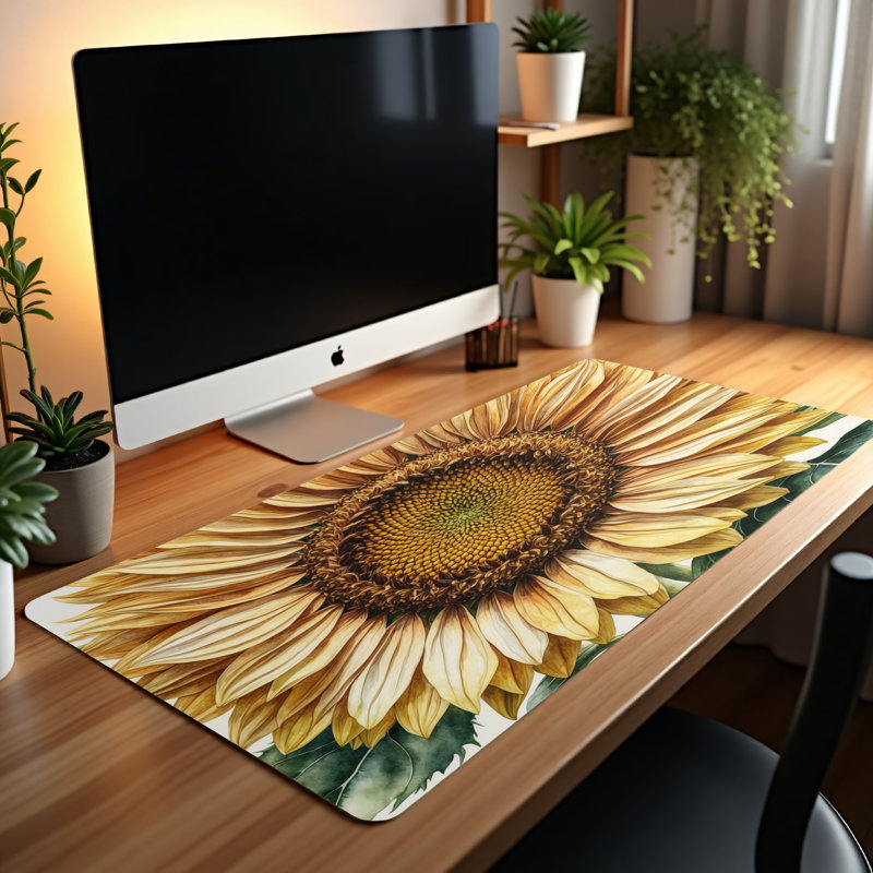 Polyester Desk Pad, 31.5x15.5