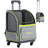 Katziela Hybrid Adventurer Pet Carrier Backpack with Removable Wheels and Telescopic Handle-67237447