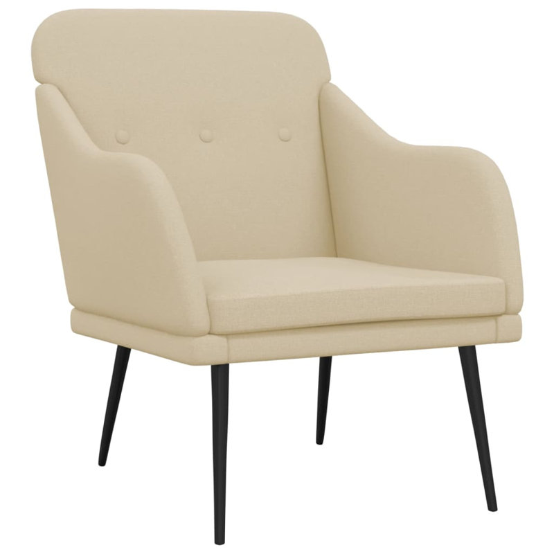 Husha Upholstered Accent Chair, Beige