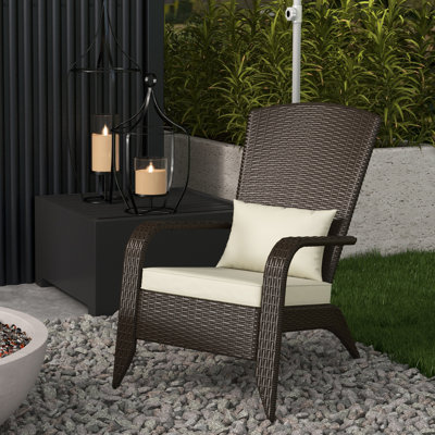 Chaise Adirondack en résine Ranylah