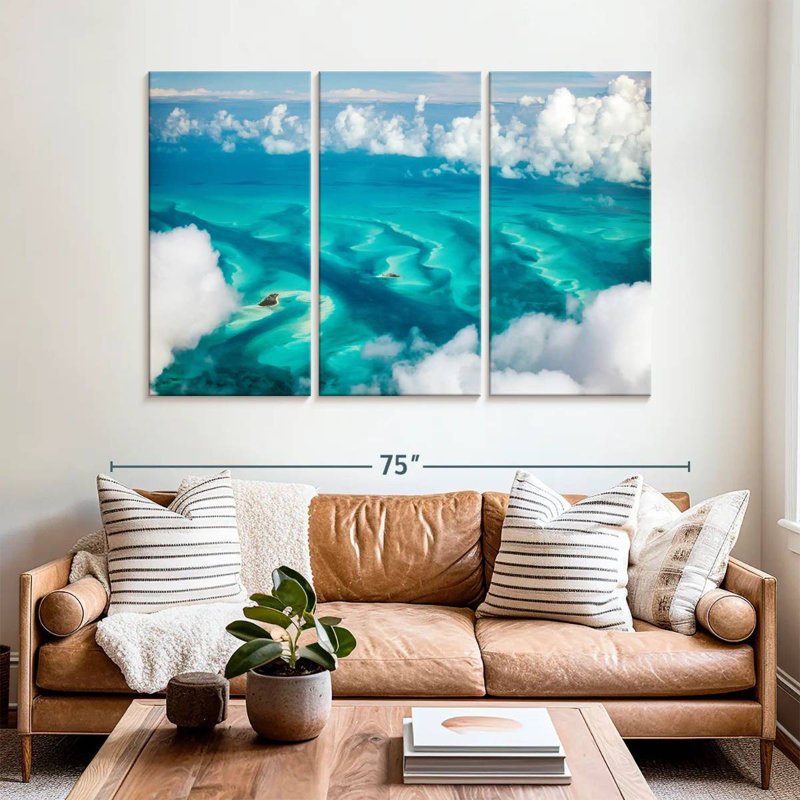 Gillard Bahamas Clouds, 42" H x 65" W