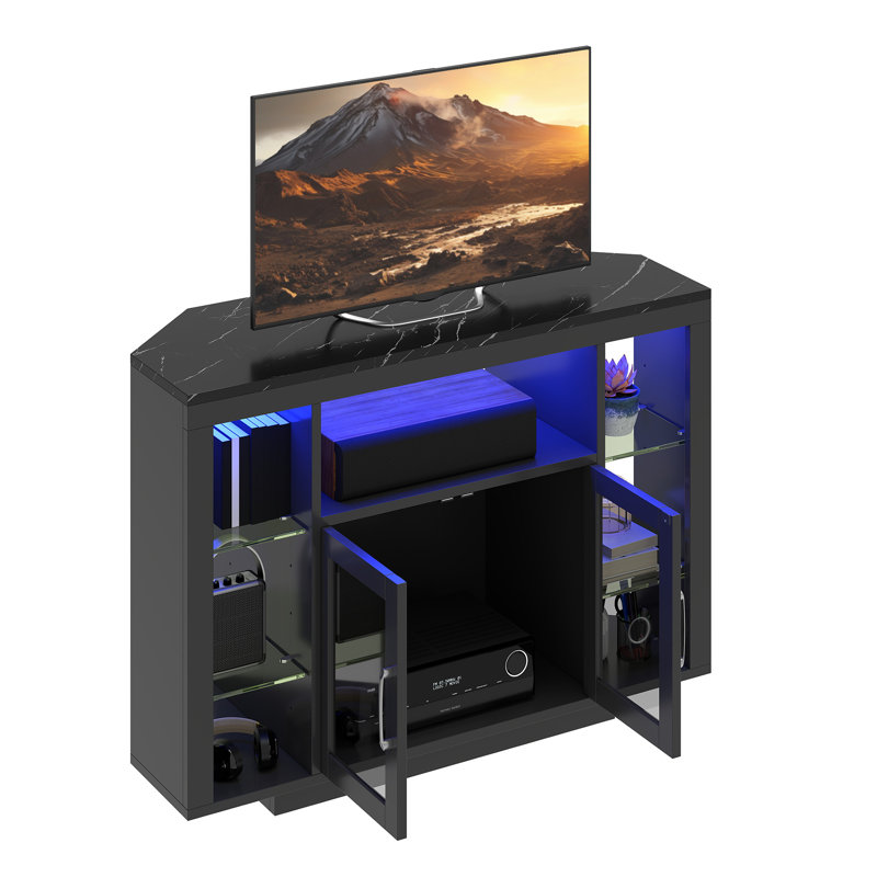 TV Stand for TVs up to 42", Black