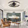 Bonin 20'' Indoor flush mount ceiling fan with light, indoor remote control ceiling fans with lights