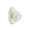Ensemble de mortaise intérieure Emtek Passage avec rosette # 8 et bouton Belmont (droite)