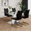 Table en verre de style moderne