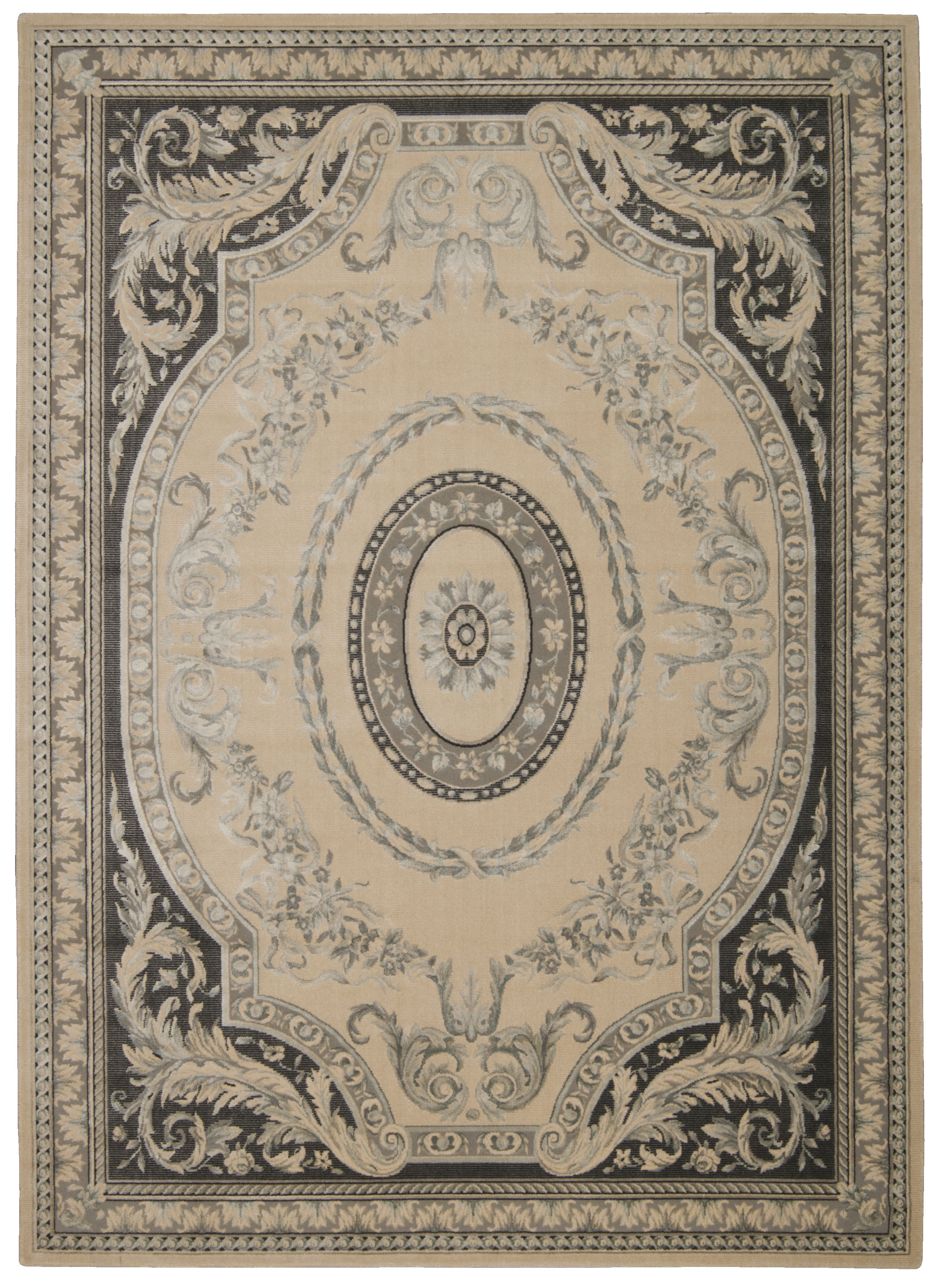 Michael Amini Platine Ivory Area Rug | Wayfair