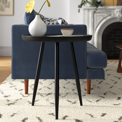 Table d'appoint Castiglia 23 po en bois massif avec plateau