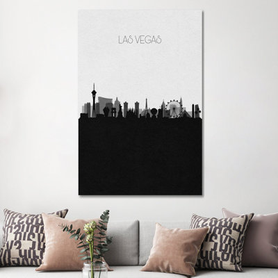 Las Vegas Skyline by Ayse Deniz Akerman - Wrapped Canvas Gallery-Wrapped Canvas Giclée