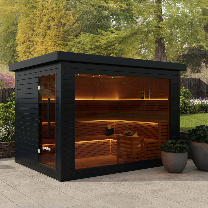 Camellia Rustic Red Cedar 8 Person Sauna