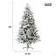 Arbre de Noël artificiel enneigé 6 pi, arbre de Noël enneigé enneigé-1051571912