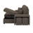 Reversible Sleeper Sectional Sofa Bed With Side Shelf And 2 Stools,Pull-Out L-Shaped Sofa Bed-115797491