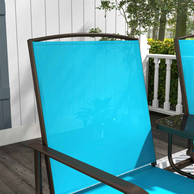 Banc oscillant d'extérieur avec table centrale Outsunny