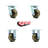 4 Piece Phenolic Caster Set