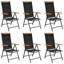 Bonnetta 6 - Person Patio Dining Set with Rectangular Table-2030103874-2030103873