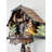  Wooden Cuckoo Clock Cottage With 12 Inch Height Man Chopping Wood Hourly Actio