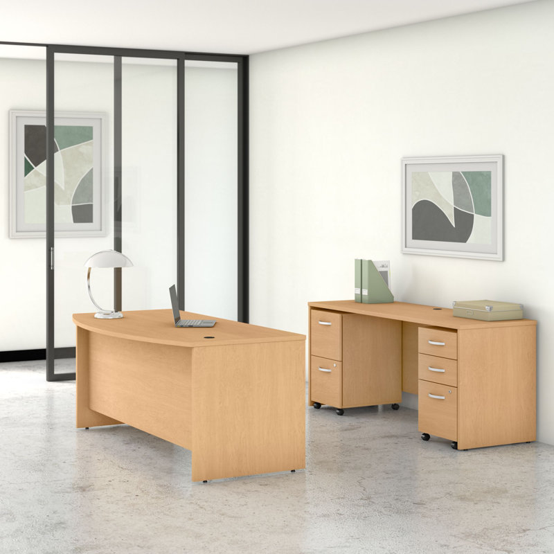 Bureau Studio C, Gris orage, H 29,84 po x l 71,02 po x P 29,37 po