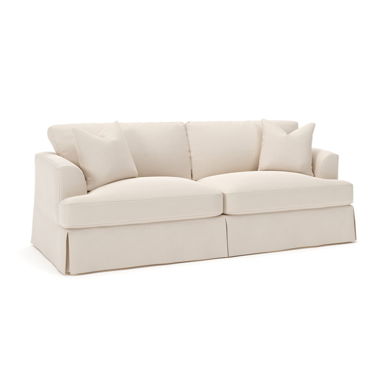 Lucia 92.5'' Slipcovered Sofa, Canvas Sunbrella® Canvas