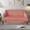 Simple Striped Sofa 78.7'' Upholstered Sofa