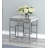 Sheraden Mirrored Glass Top End Table