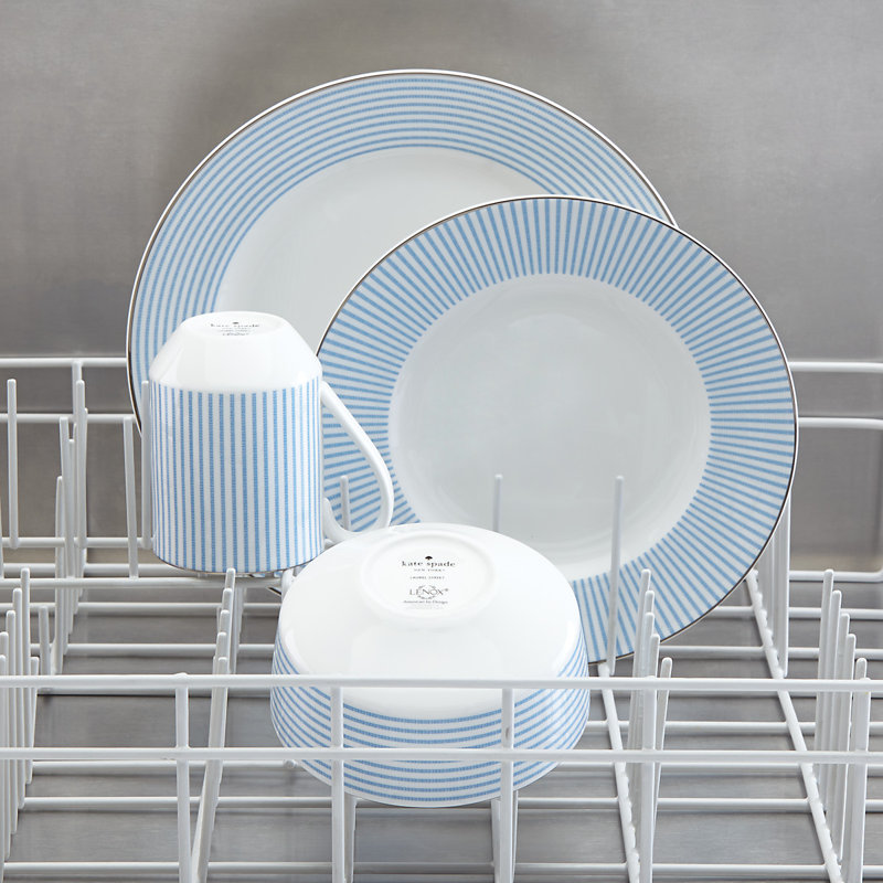 Laurel Street 4 Piece Place Setting, Service for 1, Blue