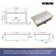 Undermount Bathroom Sink Rectangular, 27.6'' x 15.8'' White Rectangle Vessel Sink for Bathroom, Modern Ceramic Under Counter Sink with Overflow