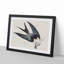 Swallow-Tailed Hawk & Snake by John James Audubon - Framed Print-55642134-55642135