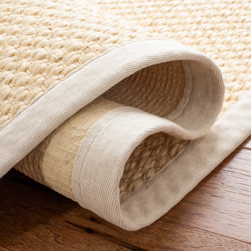 Patmore Jute / Sisal Area Rug in Beige, Rectangle 2' x 3'