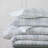 Martha Stewart Verbena Stripe Cotton Reversible Blue Comforter Set-125088609-125088611